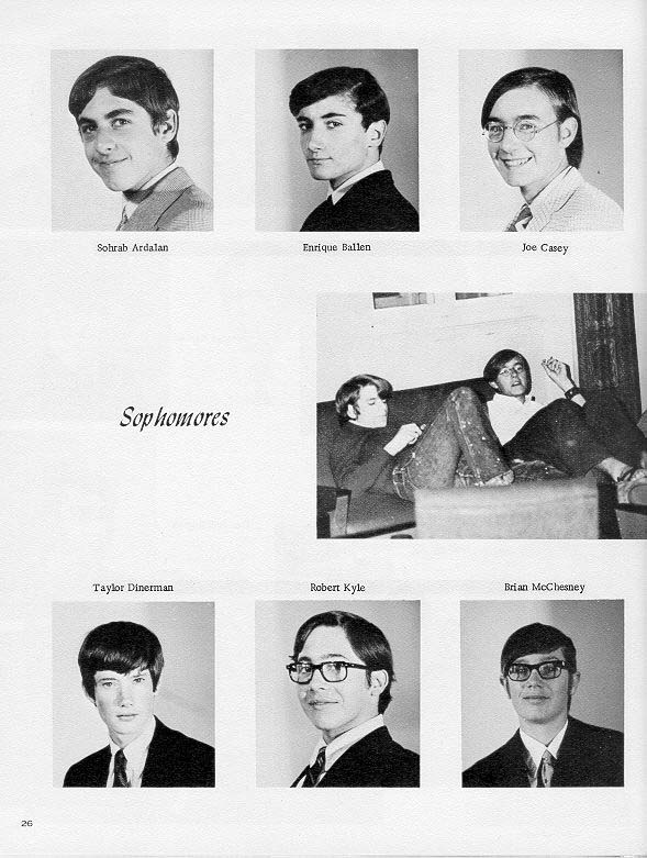 TOC  for  Villa Saint Jean International School  1970 Yearbook Le Chamois Sophomores p26